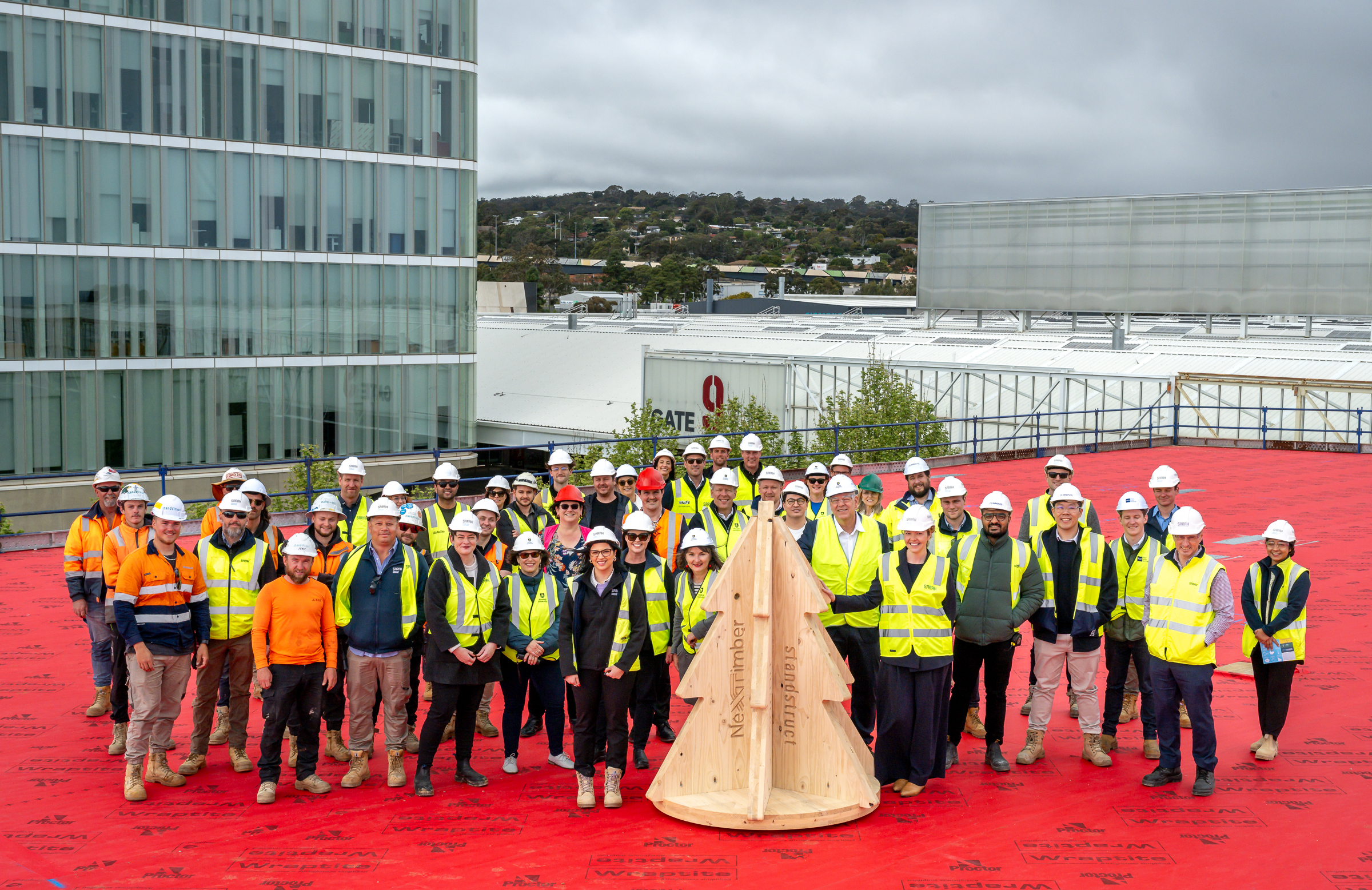 NeXTimber® Project in Adelaide Tops Out